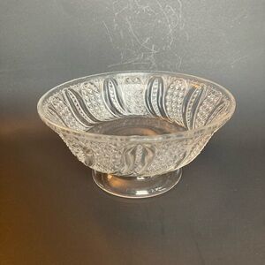 Vintage Antique Early American Doric Pattern Glass Bowl